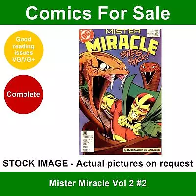 Buy DC Mister Miracle Vol 2 #2 Comic - VG/VG+ 01 February 1989 • 2.99£