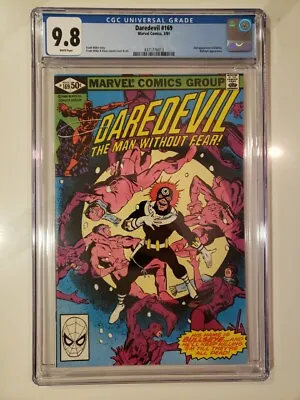 Buy Daredevil 169 CGC 9.8 Marvel Comics 1981 2nd Elektra • 604.66£