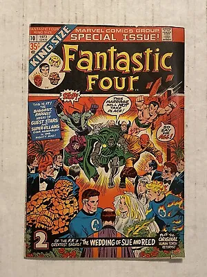 Buy FANTASTIC FOUR 1973 KING SIZE SPECIAL ISSUE # 10 REPRINTS WEDDING Of SUE & REED • 11.26£