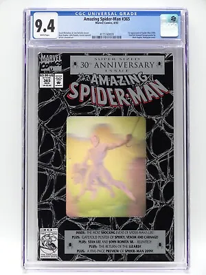 Buy Amazing Spider-Man #365 CGC 9.4 White Pages 1st App. Spider-Man 2099 (1992) • 75.20£
