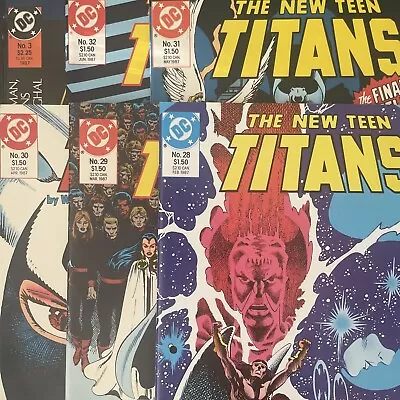 Buy The New Teen Titans #28 29 30 31 32 & Annual #3 ( DC) Lot Of 6 Comics • 16.07£