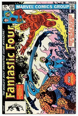 Buy Fantastic Four #252 NM 9.2 Bronze Age Marvel 1982 John Byrne Tattoo Intact • 23.67£