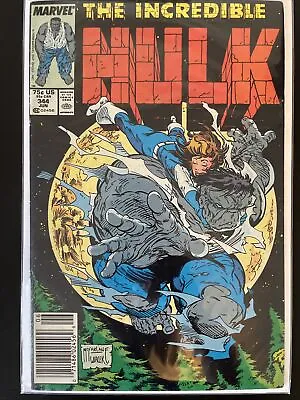 Buy Incredible Hulk #344 (Marvel 1988) Todd McFarlane Art Newsstand • 39.43£