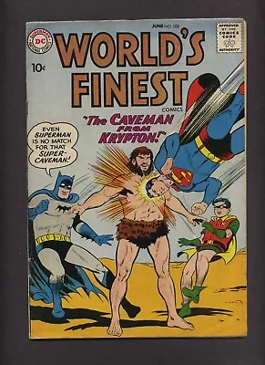 Buy World's Finest Comics 102 1st CAMOUFLAGE KING Tommy Tomorrow BATMAN 1959 DC O922 • 19.21£