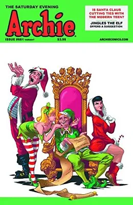 Buy ARCHIE #661 HOLLY JOLLY VARIANT ANGELO DECESARE ARCHIE  NM 1st PRINT • 4.80£
