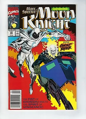 Buy Marc Spector Moon Knight # 25 Giant-Size Ghost Rider Team-Up Apr 1991 VF/NM • 9.95£