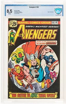 Buy AVENGERS #146 CBCS 8.5 Marvel (1976) GIL KANE Death  Assassin Iron Man CGC • 67.69£