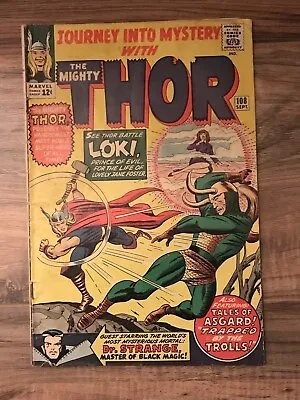 Buy Journey Into Mystery #108 Thor Loki Early Dr Strange & Avengers X-Overs • 46.50£