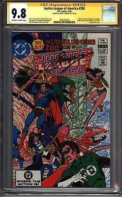 Buy * Justice League Of AMERICA #200 CGC 9.8 Signed Conway Perez Art! (2686429004) * • 336.39£