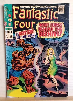 Buy Fantastic Four #66 (1967), Origin Of HIM (Warlock), Lee/Kirby, VG- 3.5 • 58£