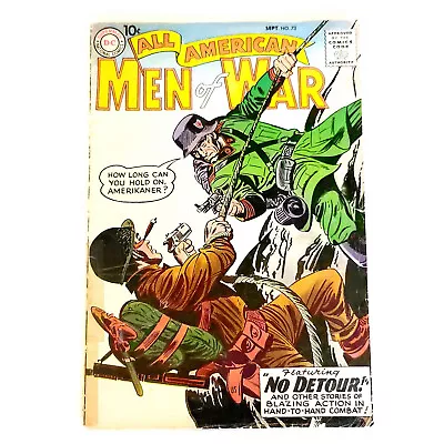 Buy All American Men Of War #73 (DC 1959 GD) - Joe Kubert, Rough Condition • 7.99£