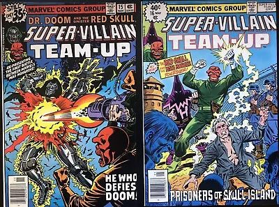 Buy Super-Villain Team-Up #14 & 15 (Marvel 1978-9) Higher Grade Gems Later Issues! • 10.94£