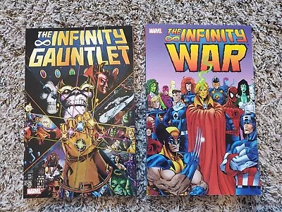 Buy The Infinity Gaunlet And Infinity War TPBs Marvel • 29.58£
