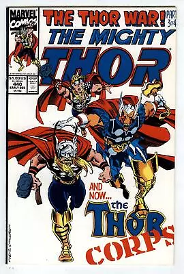 Buy Mighty Thor #440 Dec 1992 1st Appearance Of The Thor Corps Beta Ray Bill • 9.48£