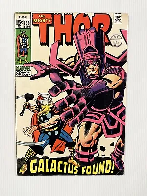 Buy The Mighty Thor #168 1969 FN 1st App Thermal Man Cent Copy Pence Stamp • 108£