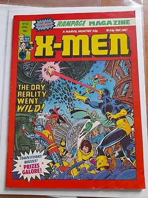 Buy Rampage Magazine #46 Apr 1982 Good- 1.8 Iron Fist , X-Men • 3.50£