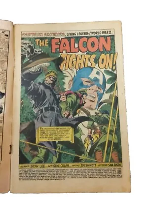 Buy 1969 Marvel Captain America The Falcon #118 Superhero Comic Book • 7.10£