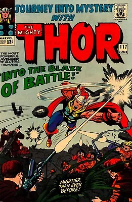 Buy Marvel- Journey Into Mystery #117 (1965) Thor In Vietnam. Jack Kirby • 140.96£