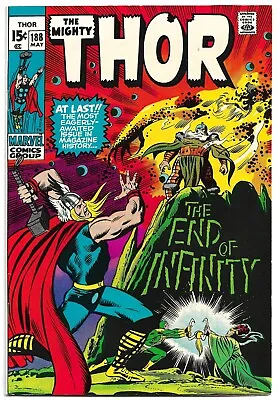 Buy 🔑Thor #188 (Marvel 1971) * Very Fine * Odin * Infinity * 🔥 • 59.72£