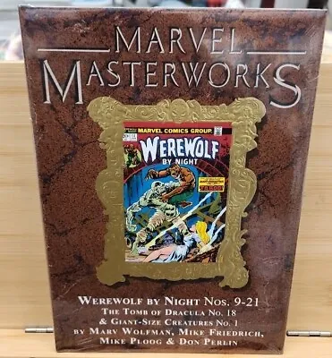 Buy Werewolf By Night Hc (marvel Masterworks #351) New Sealed/ Contains #9-21 + More • 59.96£