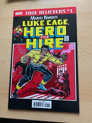 Buy Marvel True Believers Luke Cage Hero For Hire 2018 Like New  Bag And Boarded  • 7.99£