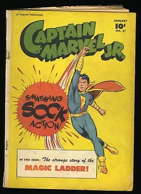 Buy Captain Marvel Jr.  #57 GD 2.0 See Description (Qualified) Fawcett 1948 • 99.14£
