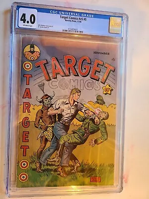 Buy Target Comics #vol 5 # 5 Novelty Press 1944 Cgc 4.0 • 154.11£