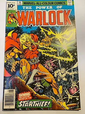 Buy WARLOCK #14 UK Price Marvel Comics 1976 VF/NM • 7.95£