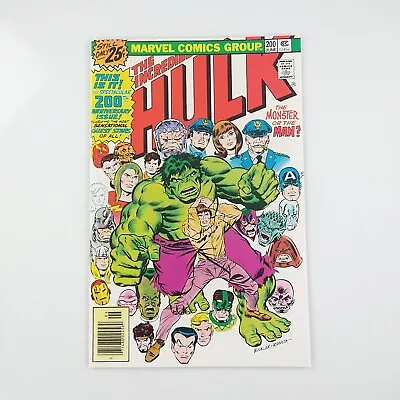 Buy The Incredible Hulk #200 Anniversary Issue, Nice (1976 Marvel Comics) • 11.87£