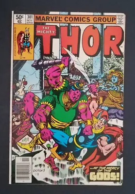 Buy The Mighty Thor #301 MARVEL 1980 1st App Of Ta-Lo NEWSSTAND FINE/VERY FINE • 7.94£