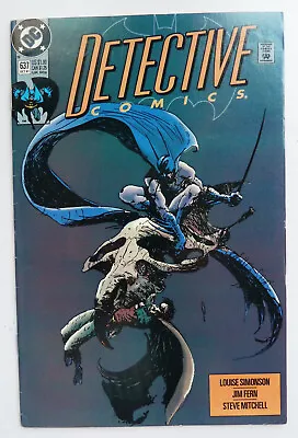 Buy Detective Comics #637 - DC Comics - October 1991 F/VF 7.0 • 4.25£