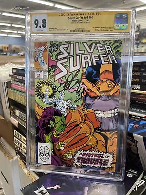 Buy Silver Surfer #44 CGC 9.8 1st  Infinity Gauntlet - Jim STARLIN Signed • 401.24£