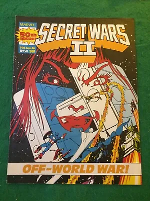 Buy Secret Wars 2 1986 UK Marvel No 50 The Avengers Cover 50th Issue • 4£