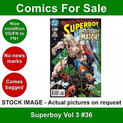 Buy DC Superboy Vol 3 #36 Comic - VG/FN+ 01 February 1997 • 3.99£