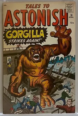 Buy Tales To Astonish #18, Atlas Comics 4/61 GORGILLA STRIKES AGAIN! • 262.94£