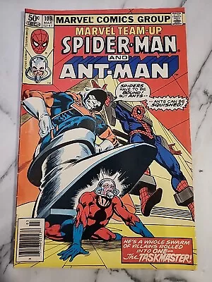 Buy 💥Marvel Team-Up #103 Spider-Man Ant-Man 2nd Appearance Taskmaster Newsstand  • 11.99£