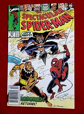 Buy 1990 Spectacular Spider-Man 161 HOBGOBLIN PUMA App NEWSSTAND NM Unread Amazing  • 10.13£