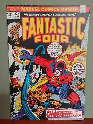 Buy Fantastic Four #132  1st Appearance Of Omega 1973  Inhumans  8.0 • 19.01£