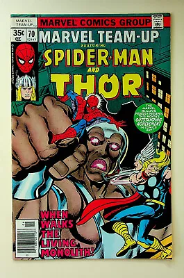 Buy Marvel Team-Up #70 Spider-Man And Thor (Jun 1978, Marvel) - Very Fine • 8.51£