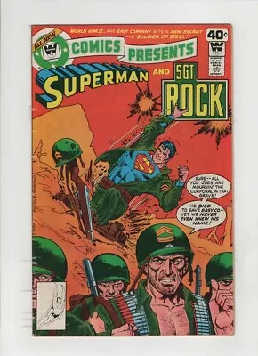 Buy DC COMICS PRESENTS #10 VG+, Superman & Sgt. Rock, Rare, Scarce Whitman 1979 • 39.82£