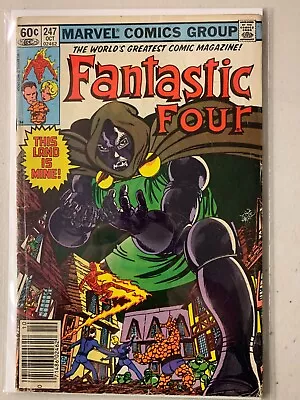 Buy Fantastic Four #247 Newsstand, 1st Appearance Kristoff 4.5 (1982) • 2.24£