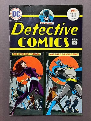 Buy Detective Comics #448 (1975) Batman Talia Aparo Ra's Al Ghul FN Range • 5.05£