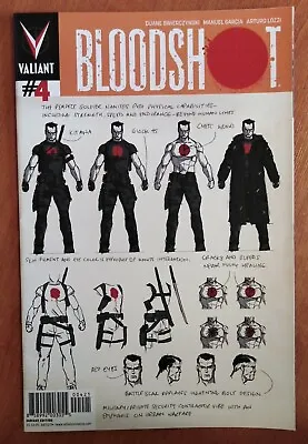 Buy Bloodshot #4 David Aja Design Variant - Valiant Comics 1st Print 2012 Series  • 6£