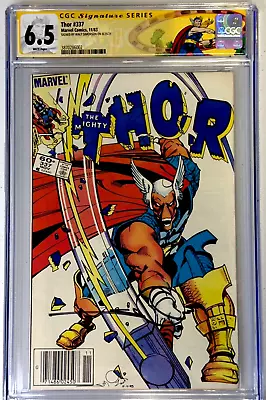 Buy Thor #337 CGC 6.5 Marvel 1983 Signed Walt Simonson Newsstand 1st Beta Ray Bill • 119£