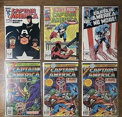 Buy Captain America Lot Of 6 Books. #290, 332, 375, Annuals 3, 4 & 4.  FREE SHIPPING • 34.18£