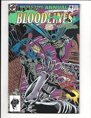 Buy DETECTIVE COMICS ANNUAL # 6 (BLOODLINES, BATMAN, High Grade, 1993) NM • 3.95£