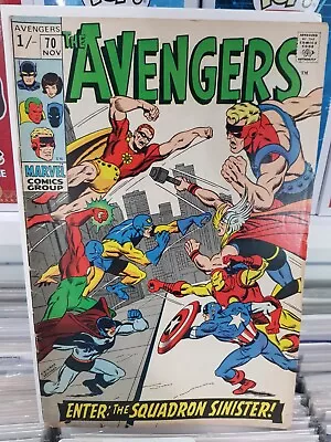 Buy Avengers #70  1st Appearance Squadron Sinister / Supreme 1st Hyperion • 35£