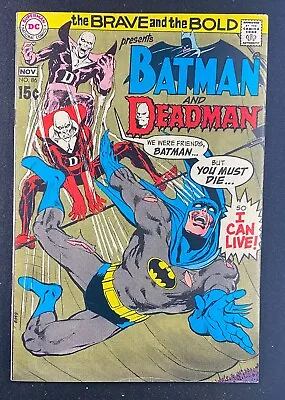 Buy Brave And The Bold (1955) #86 FN+ (6.5) Batman Deadman Neal Adams Cover And Art • 36.10£