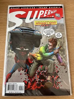 Buy All Star Superman 4 - DC Comics 2007 [Frank Quitely Cover] • 7£