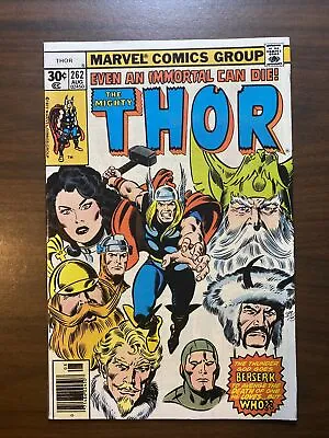 Buy Mighty Thor 262 Newsstand 9.2 NM-! Marvel Bronze Age • 13.44£